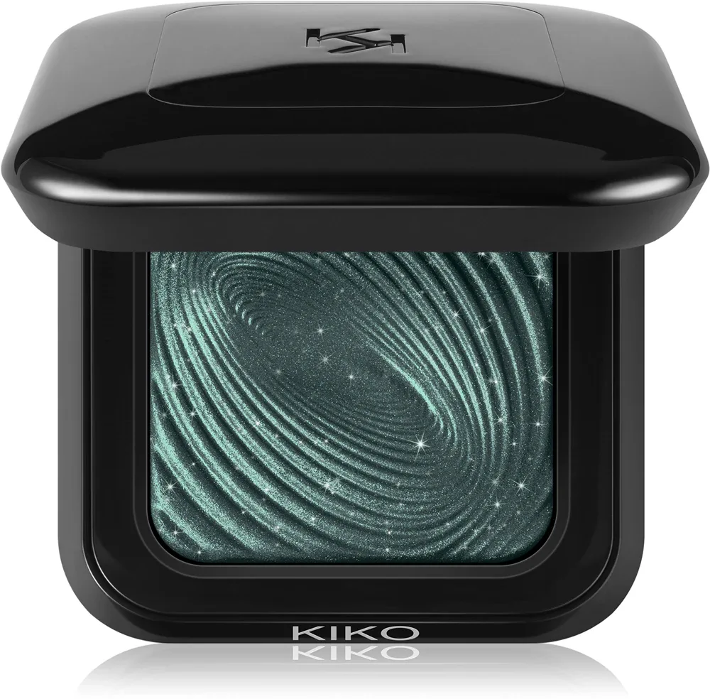 Тени для век KIKO Milano Water Eyeshadow с интенсивной пигментацией, стойкие, 3 г, оттенок 18 Dark Slate Green