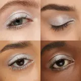 Тени для век KIKO Milano Water Eyeshadow с интенсивной пигментацией, стойкие, 3 г, оттенок 01 Silver — фото 3