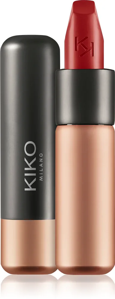 Помада для губ KIKO Milano Velvet Passion матовая, кремовая, 3,5 г, оттенок 346 Intense Red