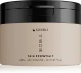 Диски отшелушивающие для лица KORIKA Skin Essentials Dual Exfoliating Toner Pads двусторонние, тонизирующие, 20 шт — фото 1