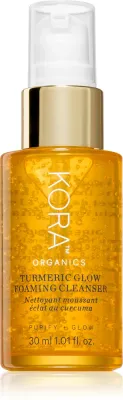 Пенка для умывания KORA Organics Turmeric Glow Foaming Cleanser с куркумой и алоэ, 30 мл