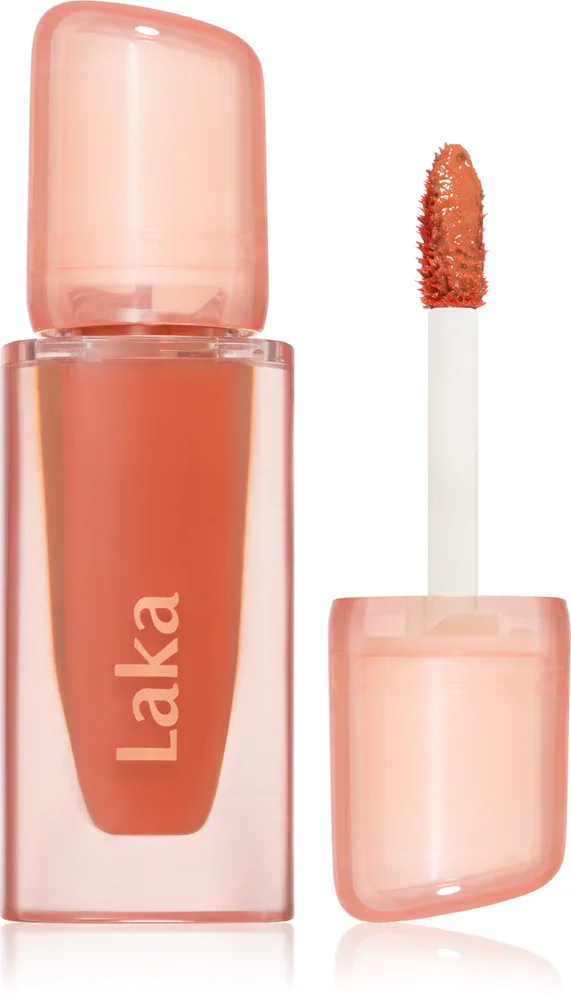 Блеск для губ Laka Jelling Nude Gloss с лёгким оттенком, с эффектом объёма, 4,5 г, оттенок 305 Tangerine Ring