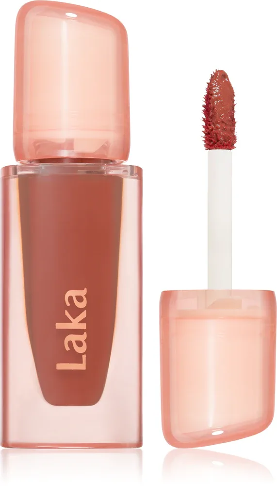 Блеск для губ Laka Jelling Nude Gloss с лёгким оттенком, с эффектом объёма, 4,5 г, оттенок 307 Coco Ring