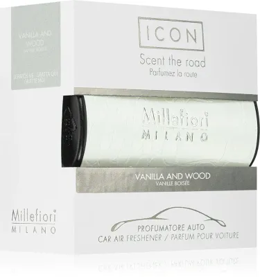 Ароматизатор для автомобиля Millefiori Icon Vanilla Wood древесный, 1 шт