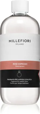 Наполнитель для каталитической лампы Millefiori Rose Espresso, пряный, устраняет посторонние запахи, 500 мл