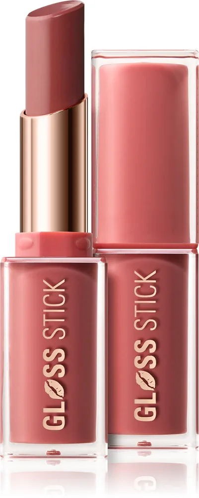 Помада-стик Revolution Pout Lip Gloss Stick блестящая, с гиалуроновой кислотой и витамином Е, 3 г, оттенок Creme Brulee Mauve