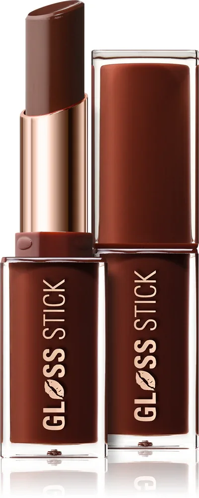 Помада-стик Revolution Pout Lip Gloss Stick блестящая, с гиалуроновой кислотой и витамином Е, 3 г, оттенок Chocolate Ganache