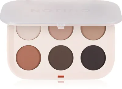 Палетка теней для век Notino Eyeshadow Palette, 6 оттенков, матовые и брокатовые