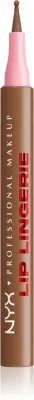 Контурный маркер для губ NYX Professional Makeup Lip Lingerie водостойкий, долговременный эффект, 1 мл, оттенок 04 Steamy Spice