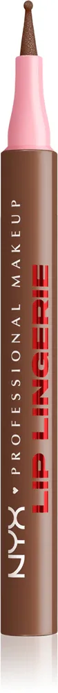 Контурный маркер для губ NYX Professional Makeup Lip Lingerie водостойкий, долговременный эффект, 1 мл, оттенок 06 Up To No Good
