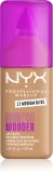 Тональный флюид NYX Professional Makeup Make Em Wonder матирующий, среднее покрытие, с гиалуроновой кислотой и витамином С, 30 мл, оттенок 17 Medium olive — фото 1