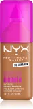 Тональный флюид NYX Professional Makeup Make Em Wonder матирующий, среднее покрытие, с гиалуроновой кислотой и витамином С, 30 мл, оттенок 28 Cinnamon — фото 1