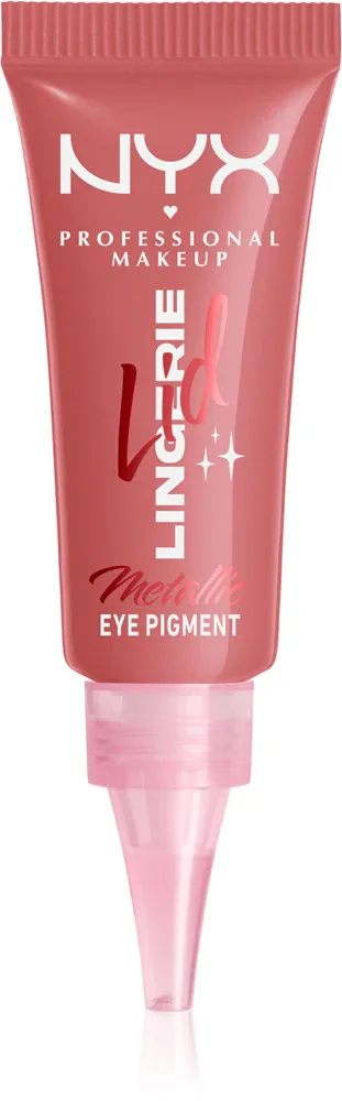 Тени для век NYX Professional Makeup Lid Lingerie компактные, стойкие, без осыпания, 6 мл, оттенок Risky Rosé