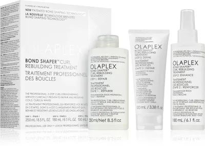 Набор для восстановления кудрей Olaplex Bond Shaper Curl Rebuilding Treatment set, три средства, 3 шт