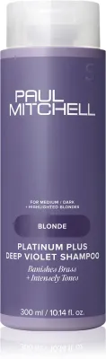 Шампунь Paul Mitchell Blonde Platinum Plus Deep Violet Shampoo тонирующий, с фиолетовыми пигментами, 300 мл
