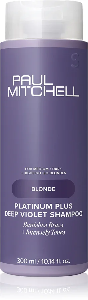 Шампунь Paul Mitchell Blonde Platinum Plus Deep Violet Shampoo тонирующий, с фиолетовыми пигментами, 300 мл