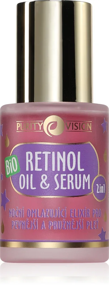 Масло-сыворотка для лица Purity Vision BIO Retinol Oil Serum с маслом арганы и опунции, 30 мл