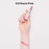 Помада для губ Shiseido Technosatin Pink атласная, розовый оттенок, 3,3 г, оттенок 03 Peach Pink — фото 3