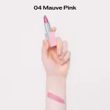 Помада для губ Shiseido Technosatin Pink атласная, розовый оттенок, 3,3 г, оттенок 04 Mauve Pink — фото 3