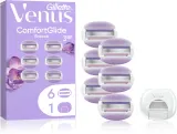 Сменные картриджи для бритвы Gillette Venus ComfortGlide Breeze с гелевыми полосками, 3 лезвия, 6 шт — фото 1