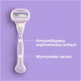 Сменные картриджи для бритвы Gillette Venus ComfortGlide Breeze с гелевыми полосками, 3 лезвия, 6 шт — фото 6