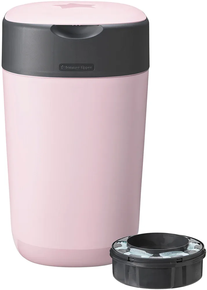 Контейнер для подгузников Tommee Tippee Twist Click Pink с плёнкой GREENFILM, 1 шт