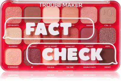 Палетка теней для век Trouble Maker Big Trouble мультиколор, матовые и шиммерные, 27 г