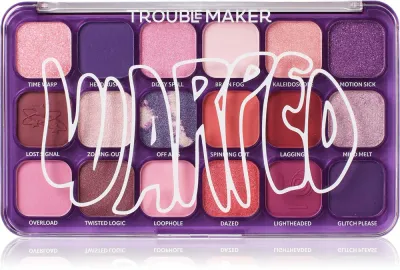 Палетка теней для век Trouble Maker Big Trouble мультиколор, матовые и шиммерные, 27 г, оттенок Warped