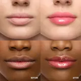 Масло-сыворотка для губ WONDERSKIN Lip Rehab Serum Oil с оттенком и высоким блеском, 3,57 мл, оттенок amour — фото 3