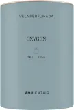 Свеча ароматическая Ambientair COLOURS Oxygen с чистым воздушным ароматом, растительный воск, 200 г — фото 2