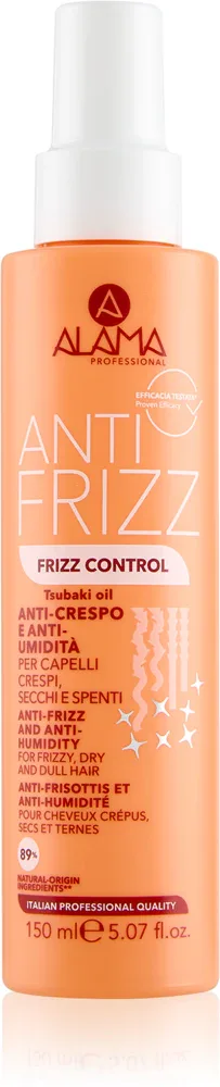 Спрей для волос Alama Professional Anti Frizz Control разглаживающий, несмываемый, 150 мл