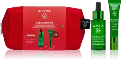 Набор косметики для лица Apivita Bee Radiant Set подарочный, для любого типа кожи, 1 шт