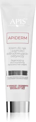 Крем для рук и ногтей Apis Natural Cosmetics Apiderm Krem для сухой и чувствительной кожи, с маслом ши и пантенолом, 100 мл