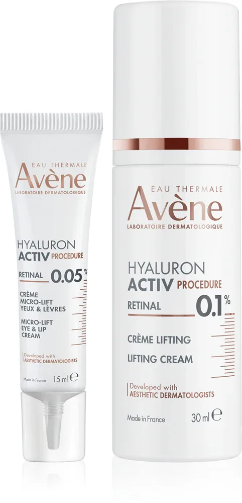 Avène Hyaluron Activ Procedure Anti-aging Set - Набор для ухода за лицом Avene Hyaluron Activ Procedure Anti-aging Set кремы с ретиналем для зрелой кожи, 1 шт