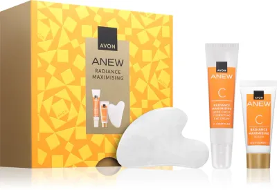Набор средств для лица Avon Anew Vitamin C Giftset подарочный, с витамином C, 3 шт