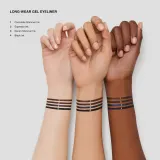 Подводка для глаз Bobbi Brown Long-Wear Gel Eyeliner гелевая, стойкая, 3 г, оттенок Chocolate Shimmer Ink — фото 4