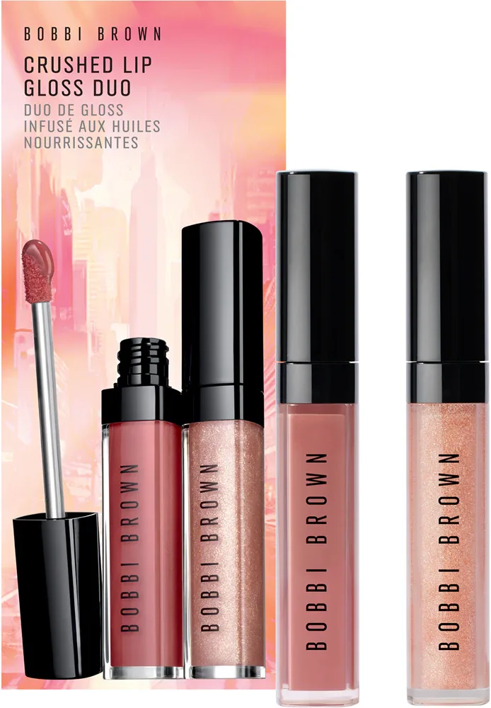 Набор блесков для губ Bobbi Brown Crushed Lip Duo увлажняющий, подарочный, 1 шт