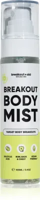 Спрей для тела breakout + aid Body Mist против несовершенств, с ниацинамидом и салициловой кислотой, 100 мл