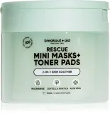 Диски для лица breakout + aid Mini Masks+Toner Pads Rescue тонизирующие, успокаивающие, 100 шт — фото 1