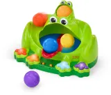 Игрушка интерактивная Bright Starts Poppin' Ball Frog развивающая, со звуками, разноцветная, 1 шт 6 m+ — фото 1