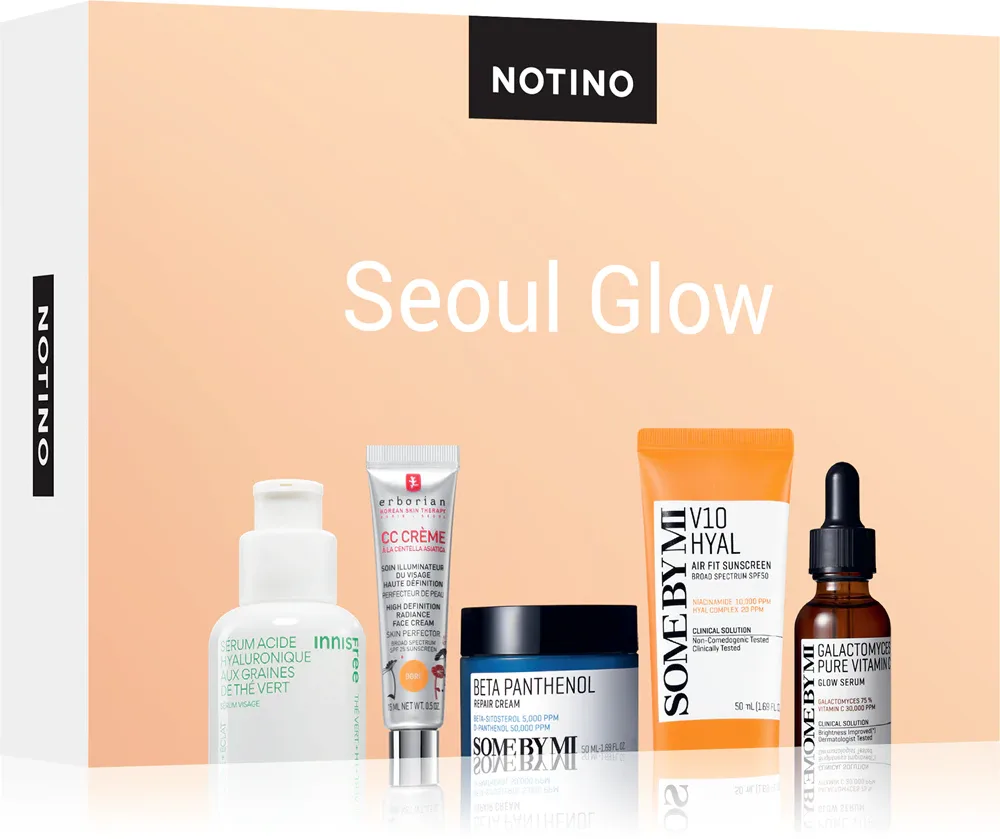 Набор для ухода за кожей лица Beauty Discovery Box Notino Seoul Glow с миниатюрами средств, для всех типов кожи