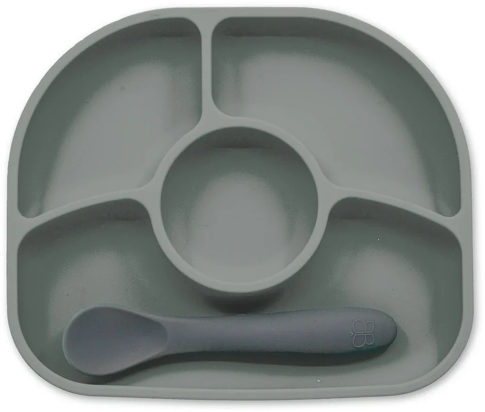 BBLÜV Yümi - Набор детской посуды BBLUV Yumi силиконовый, серый, 1 шт Grey, 1 шт