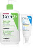 Набор для ухода за кожей лица CeraVe Hydrating Cleanser очищение и увлажнение, с SPF, 473 мл + 52 мл — фото 1