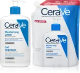 Набор молочка для лица и тела CeraVe Moisturizers Lotion увлажняющего, для сухой кожи, 2 шт. по 473 мл — фото 1