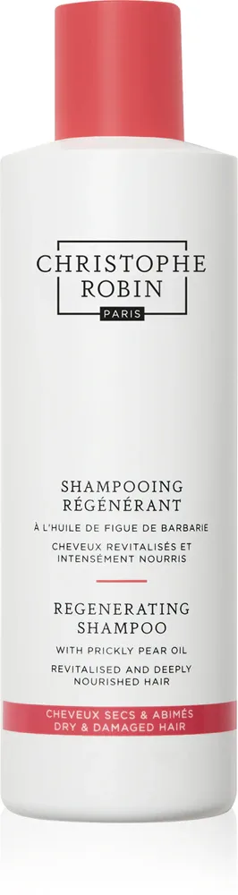 Шампунь для волос Christophe Robin Regenerating Shampoo with Prickly Pear Oil восстанавливающий, с опунцией, 250 мл