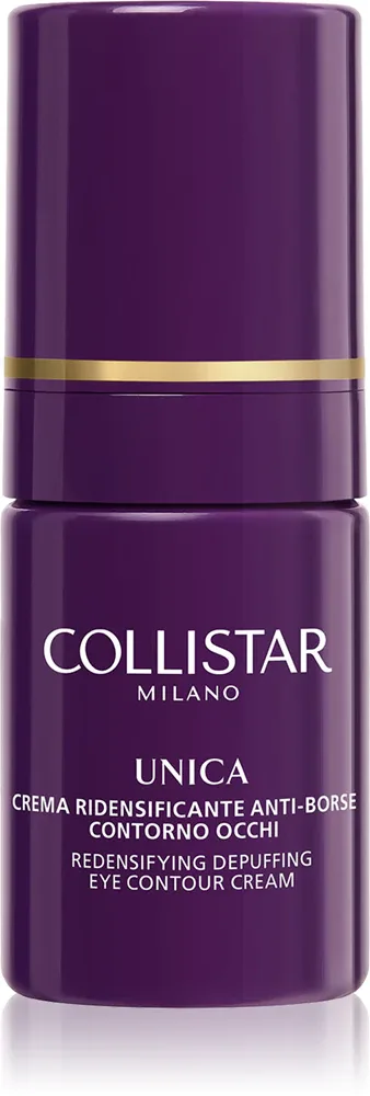 Крем для кожи вокруг глаз Collistar Unica Redensifying Draining Anti-Bags Eye Contour против отёков, с кофеином, 15 мл
