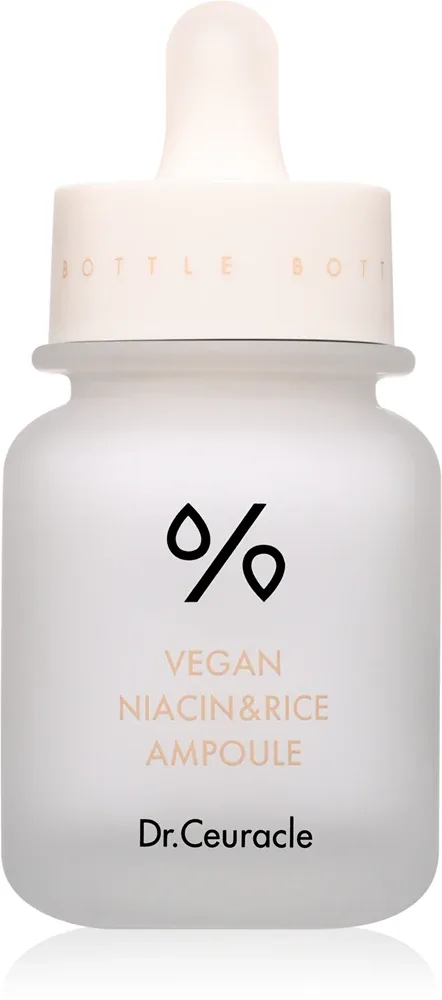 Сыворотка для лица Dr.Ceuracle Vegan Niacin Rice Ampoule с ниацинамидом и экстрактом риса, 30 мл