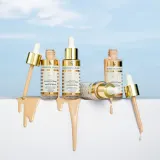 База под макияж Christian Laurent Pour La Beaute HD 4M Pixel Fusion матирующая, с ниацинамидом, 32 мл, оттенок 02 Crystal Beige — фото 4
