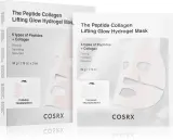 Маска для лица Cosrx The Peptide Collagen Lifting Glow Hydrogel Mask гидрогелевая, с пептидами и коллагеном, 3 шт. по 34 г — фото 1