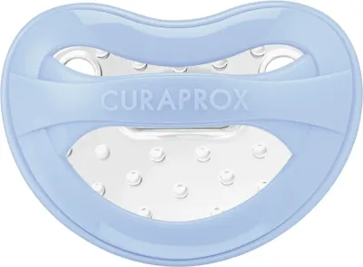 Пустышка Curaprox Baby 0+ Months силиконовая, эргономичной формы, 1 шт